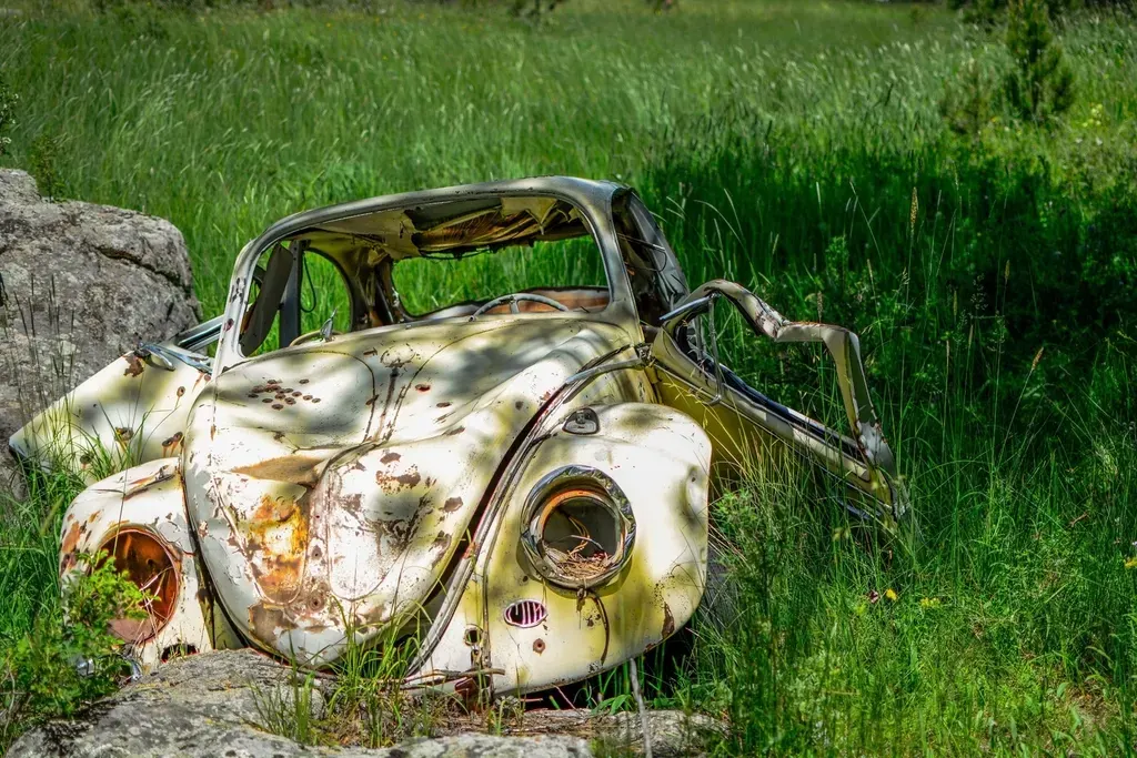 Voiture en fin de vie à enlever