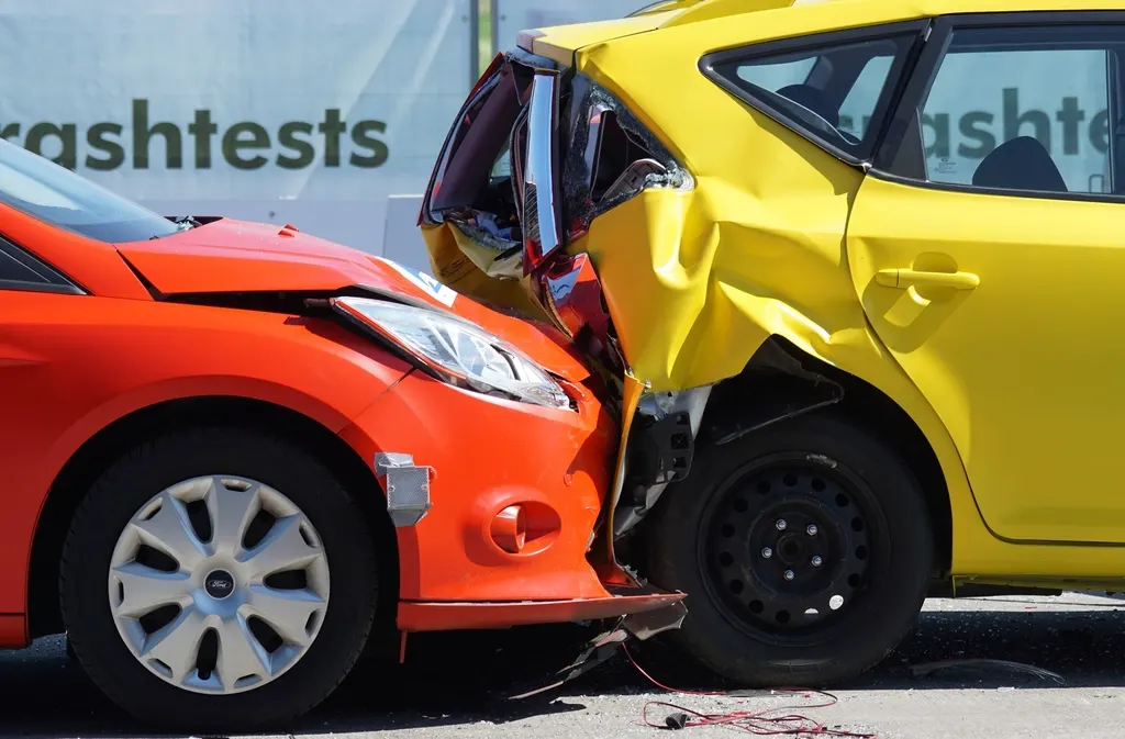 Collision entre deux voitures